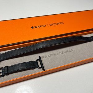 Apple Watch Hermès Attelage Double Tour Noir Band 41 mm